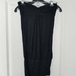 MARCIANO black strapless dress size XS